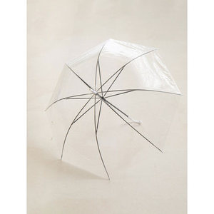 ร่มไวนิลใสขนาด21นิ้วขนาด8K 52ซม. ร่มส่งเสริมการขายเปิดอัตโนมัติแบบใสขนาด8ซี่บรรจุกล่อง - Product Image 1