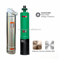 Pompe centrifuge verticale multi-étages submersible haute pression à économie d'énergie pour eaux boueuses et eaux usées, en fonte, mobile, à aspiration