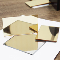 Feuille de miroir de couleur acrylique 1220x1830mm 1220x2440mm 100% vierge résistant aux rayures pour la découpe Laser