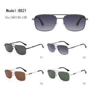 Lunettes de soleil de mode polarisées TAC de qualité supérieure, légères, confortables, avec monture en acier inoxydable - Product Image 2