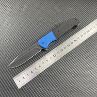 Couteau de poche de qualité supérieure pour l'extérieur, lame 8CR13, manche en acier G10, couteau pour le camping et la randonnée, personnalisable OEM