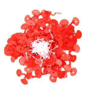 ミドルサイズ5.5cmアンチペック家禽製品チキンアイエプロテクションレッドプラスチックメガネは、チキンアイマスクとの戦いを止める - Product Image 6