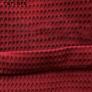 Chemise à manches courtes pour <span class=keywords><strong>homme</strong></span>, couleur bordeaux rétro, avec boucle de pompier, fermoir à homard, logo personnalisé, haute qualité - Product Image 6