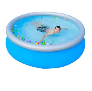 2023 Cheap Factory Price Round Pool Swimming Outdoor Inflatable Above Ground Big Swim Pool For Family