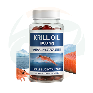 Cápsulas de Óleo de Krill Astaxantina 5% para Clareamento da Pele, Suplemento Energético de Óleo de Peixe, Alimento Saudável, Atacado Direto da Fábrica OEM/ODM - Product Image 2