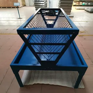 JH-Mech Farming Equipment Feeding Manger Rack Galvanized Steel Slow Horse Hay Feeder