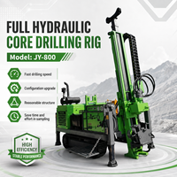 Foreuse de prospection de puits entièrement hydraulique Feiyang JY-800, alimentée au diesel, diamètre de forage 120 mm, facile à utiliser