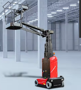 Lorong sempit gudang peralatan pengangkat elektrik lift mendorong sendiri tiang vertikal lengan Platform CE - Product Image 4