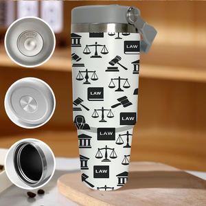 Niche géométrique Art Designer UV Hot Stamped Mug, 30oz, bouteille d'eau de luxe en acier inoxydable, expédition directe depuis l'entrepôt américain - Product Image 2