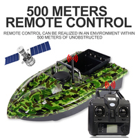 FISHGANG OEM Bateau d'appâts de pêche amélioré 16 points de position Détecteur de poissons avec Gps 500m de distance GPS RC Bateaux d'appâts de pêche
