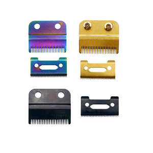 Barberi DHair suministro al por mayor oro/Blanco/Arco Iris/Negro cuchillas recortadoras de acero inoxidable conjunto afilador cuchilla cortadora de pelo para 8148 - Product Image 2