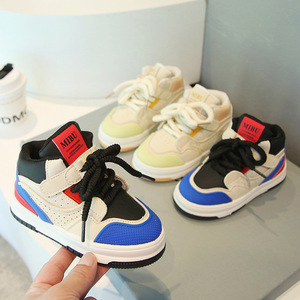 Sélection multi-tailles Offre Spéciale chaussures juniors pour enfants chaussures montantes de créateurs nouvelle couleur bloc - Product Image 1