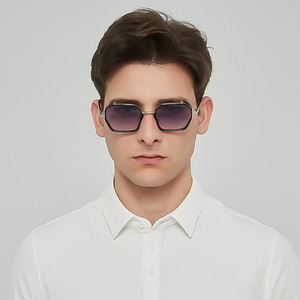 Gafas de sol con montura metálica, tamaño grande, protección UV400, gafas de sol unisex a la moda - Product Image 4