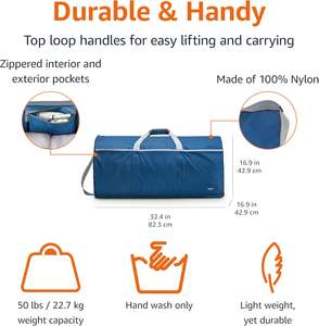 Muestra Gratuita de Bolsa de Hockey sobre Hielo, Bolsa de Equipo de Hockey sobre Hielo Resistente, Bolsas de Hockey sobre Hielo con Ruedas para Protección - Product Image 2