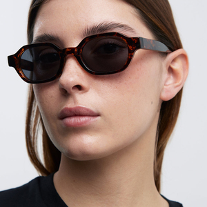 <span class=keywords><strong>Lunettes</strong></span> <span class=keywords><strong>de</strong></span> <span class=keywords><strong>soleil</strong></span> polarisées LMA 3607 Vintage Hexagon Bio-based G850 Frames CP Temples Shades UV400 Protection avec logo personnalisé pour femmes et hommes - Product Image 2