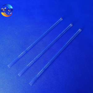 Высококачественные кварцевые пробирки большого диаметра, устойчивые к высоким температурам, с возможностью индивидуального размера, гибки, сварки и резки. - Product Image 1