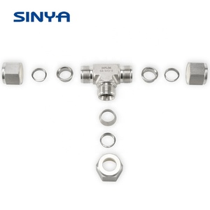 Parker Tipo 3/8 Raccordo a T In <span class=keywords><strong>Acciaio</strong></span> <span class=keywords><strong>Tubazioni</strong></span> Prodotti Strumentazioni 10 millimetri Tubo di Compressione Raccordo produttori - Product Image 2