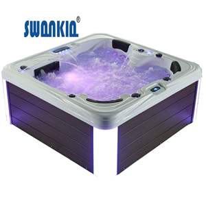 อ่างน้ำวนอะคริลิคควบคุมหรูหราฟังก์ชั่นอ่างสปาร้อนจากุซซี่ - Product Image 6