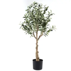 95cm Decorative Artificial Olive UV Protection High Quality Simulation Olive Tree
