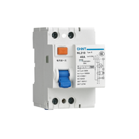 Disjoncteur différentiel Chint NL210 2P 4P 25A 40A 63A Type B RCCB