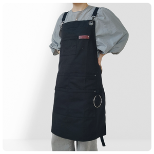 Tablier <span class=keywords><strong>de</strong></span> <span class=keywords><strong>cuisine</strong></span> sans manches en toile, anti-taches, réutilisable, design tendance avec impression <span class=keywords><strong>de</strong></span> logo personnalisé pour le nettoyage - Product Image 3