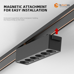 2024 Ultra-mince moderne éclairage intérieur LED système d'éclairage sur rail magnétique monté en Surface encastré linéaire vente chaude DC48v aluminium - Product Image 6