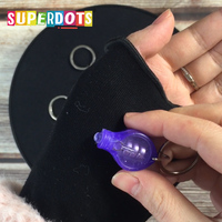 Mini lampe torche porte-clés UV LED créative carrée pour campagnes publicitaires, vérification de devises, logos imprimables