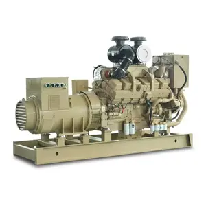 커민스 CCS 인증서 500kva 보트 발전기 가격 KTA19-DM 엔진 400kw 해양 디젤 전기 디젤 발전기 보트