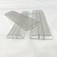 Bande de joint en polycarbonate en forme de H pour feuilles de polycarbonate Edge Connect 6mm 8mm 10mm 12mm