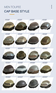 Stock Hot Sell merletto svizzero PU Oct <span class=keywords><strong>Base</strong></span> modello 7x9 <span class=keywords><strong>6</strong></span> pollici <span class=keywords><strong>capelli</strong></span> umani uomo toupet pezzi - Product Image 4