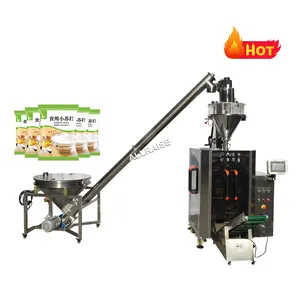 Small 200g Coffee Powder Filling Machine Food Grade Baking Soda Flour Powder VFFS Packing Machine For Powder Products