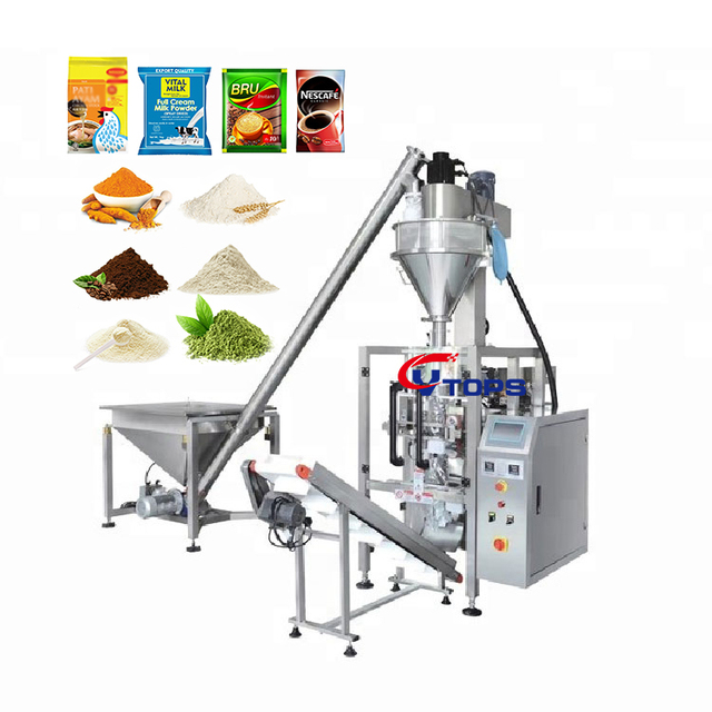 Factory Price VFFS Baager Equipment Multi-function Milk Coffee Spice Protein Powder Filling Sealing Packing Machine 320 420 520