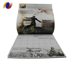 2025 OEM phong cảnh tường lịch hàng tháng xé thiết kế trong nhiều loại giấy các tông Kraft bù đắp nghệ thuật tráng Fancy giấy tờ - Product Image 1