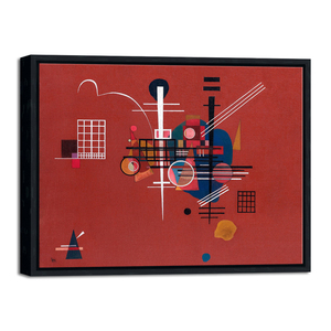 Arte de Pared en Lienzo Plástico Enmarcado al por Mayor, Arte Abstracto Clásico de <span class=keywords><strong>Kandinsky</strong></span>, Reproducciones de Pinturas Famosas para Colgar en el Hogar - Product Image 4