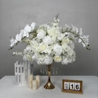 Ornements de décoration intérieure, style européen vintage, arrangements floraux pour mariage, boules de fleurs, centres de table floraux pour la décoration de fête de mariage