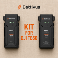 Baterai Penerbangan Cerdas TB50 4280mAh 22.8V LiPo 6S untuk DJI Inspire 2 Ronin 2 Drone UAV Sumber Daya Pengganti Baterai Accu