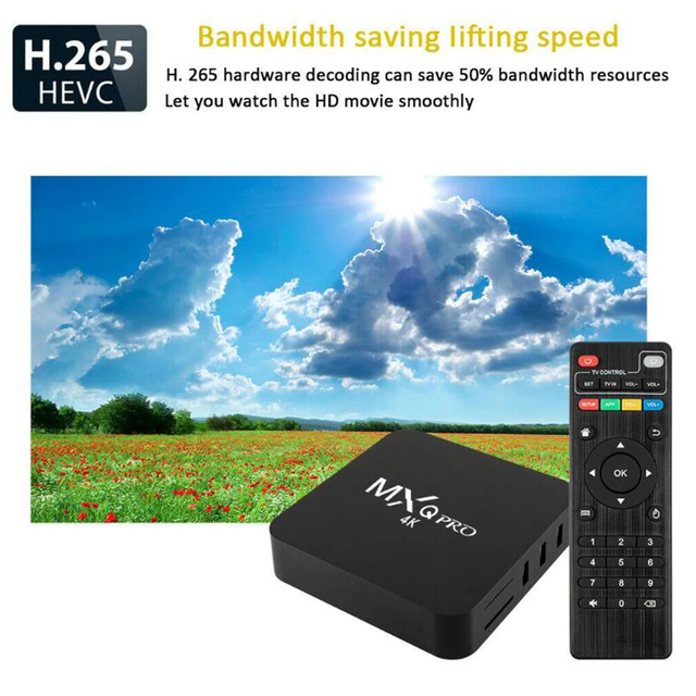 Top Rated MXQPRO 5g Android 11 New Version Amlogic S805 4K Set Top Box MXQPRO Smart TV Box