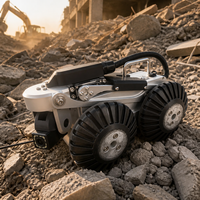 Robot de Inspección de Drenajes y Alcantarillado, Alcance de 300m, Robot Inspeccionador de Tuberías con Cable de 300m, Video en Vivo 4K, Software de Informes con IA, APP y SDK