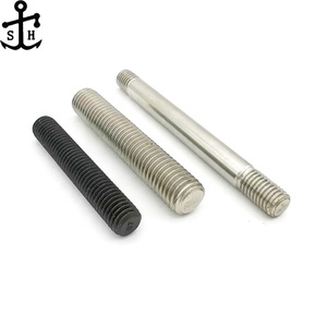 Boulons à tête fraisée double chanfrein personnalisés DIN975/DIN976/IFI136/ASTM A193 B7 en acier au carbone noir filetés ASTM <span class=keywords><strong>A194</strong></span> Grade <span class=keywords><strong>2H</strong></span> - Product Image 3
