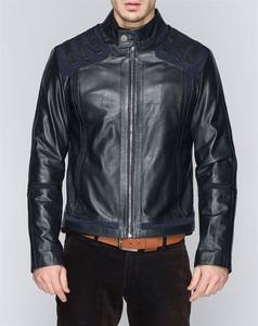 2020 Vintage Design hommes en cuir véritable Racer Style veste Logo personnalisé Long hiver printemps motif XL fermeture éclair OEM Service - Product Image 1