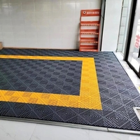 Rutschfeste PP-Garagenbodenfliesen Ineinandergreifende Kunststoffböden für Werkstatt und Garage