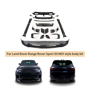 Kit carrosserie en fibre de carbone sèche style MSY pour <span class=keywords><strong>Land</strong></span> <span class=keywords><strong>Rover</strong></span> Range <span class=keywords><strong>Rover</strong></span> <span class=keywords><strong>Sport</strong></span> SV L461 : Lame avant, diffuseur arrière, spoiler, kit aérodynamique - Product Image 4