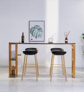 <span class=keywords><strong>Mesa</strong></span> <span class=keywords><strong>Alta</strong></span> y Silla Minimalistas Modernas, <span class=keywords><strong>Mesa</strong></span> <span class=keywords><strong>Larga</strong></span> y Estrecha, Combinación de <span class=keywords><strong>Mesa</strong></span> de Bar Moderna de Mármol - Product Image 5