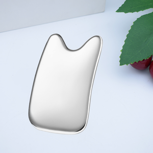 Tabla de Masaje Facial Profesional Gua Sha de Acero Inoxidable Personalizable con Logotipo de Marca - Product Image 4