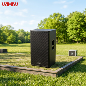 VAMAV NOVA LX112 Haut-parleur professionnel pleine gamme 12'' 900W RMS 1800W PEAK en bois avec poignée Système PA <span class=keywords><strong>Barre</strong></span> <span class=keywords><strong>de</strong></span> sonorisation active pour scène - Product Image 6