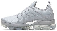 Chaussures de course unisexes Air for Plus Wolf Grey, tige synthétique, semelle intermédiaire en mesh, semelle extérieure en caoutchouc TPU
