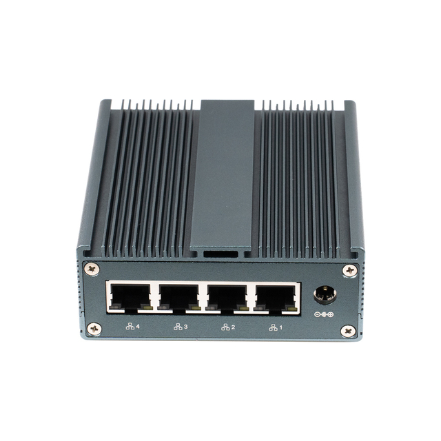 Kansung ARM Mini Box Computer RK3568 Fanless 4 LAN Port Soft Route Firewall 4GB Integrated Home Entertainment Micro Mini PC