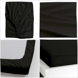 Ga Trải Giường Bằng Vải Cotton Đã Sẵn Sàng Để Vận Chuyển Ga Trải Giường Được Giảm Giá Màu Trơn - Product Image 6