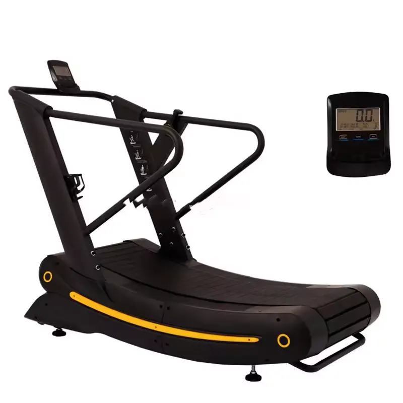 Zelf Gegenereerde Huis Gebogen Loopbanden Handmatige Gebogen Commerciële Indoor Gym Fitness & Body Building Loopband Machine