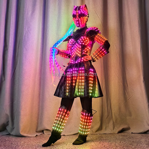 Disfraz <span class=keywords><strong>de</strong></span> Stilt Walker para Robot LED para adultos, ropa <span class=keywords><strong>de</strong></span> actuación luminosa para escenario o Club, <span class=keywords><strong>baile</strong></span>, Bar, traje <span class=keywords><strong>de</strong></span> mascota con luces LED - Product Image 1
